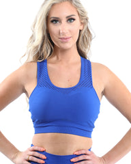 SALE! 50% OFF! Milano Leggings & Sports Bra - Blue [MADE IN ITALY]