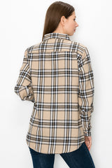 Oversize Boyfriend Plaid Checkered Flannel