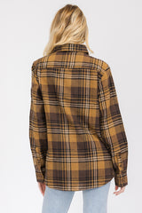 Oversize Boyfriend Plaid Checkered Flannel