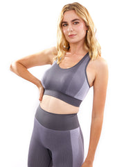 Arleta Seamless Sports Bra - Grey