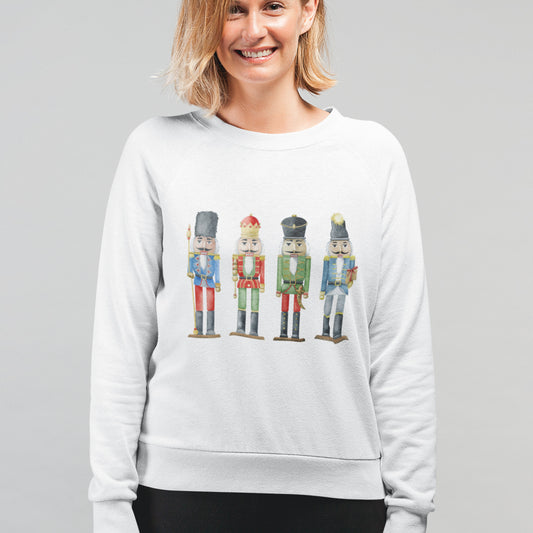 Womens Nutcracker Toy Soldiers Sweatshirt