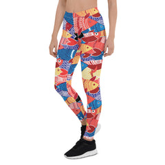 Colorful Fish Leggings for Women