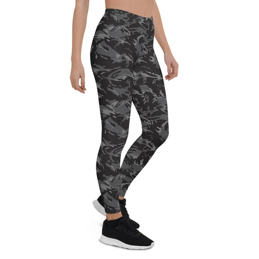 Womens Black Camo Leggings