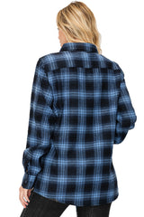 Oversize Boyfriend Plaid Checkered Flannel