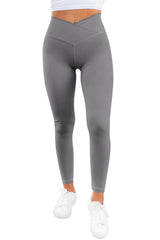 Black Arch Waist Sports Yoga Leggings