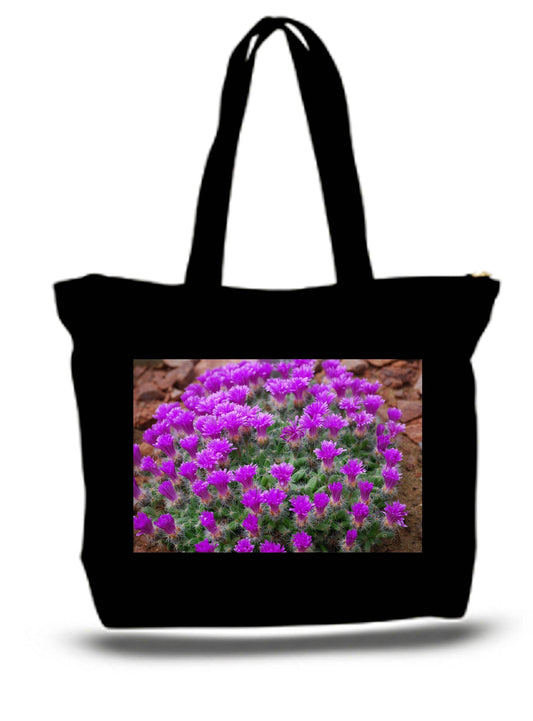 Arizona desert Bloom Large Tote New Zipper Bag