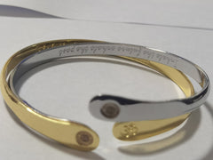 Yoga Bracelets, Om Bracelets, Engraved Bracelets Inhale the future