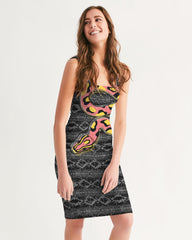 2882Sport™ Pre-Punk-Prep Women's Serpent Midi Bodycon Dress