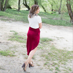 Knotted Tulip Skirt