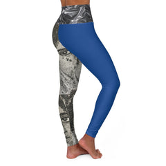 The Ancient Ones  High Waisted Yoga Leggings original artwork