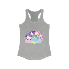 Best Friends Unicorn Racerback Tank Top