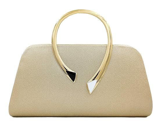 Clutch Purse for Women bridal Party (Size-22x5x15cm) (Color-GOLDEN)