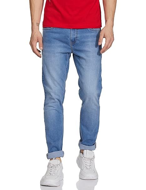 Men Faded look Jeans (Size-M) (Color-LIGHT BLUE)