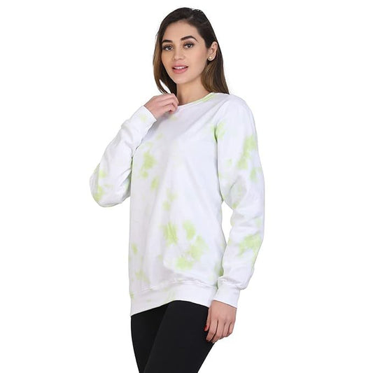 Womens Winter Wear Round Neck full sleeve Sweatshirt (Size-L)