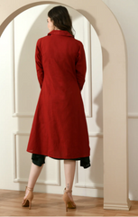 RED JACKET DRESS WITH INNER (Size S)