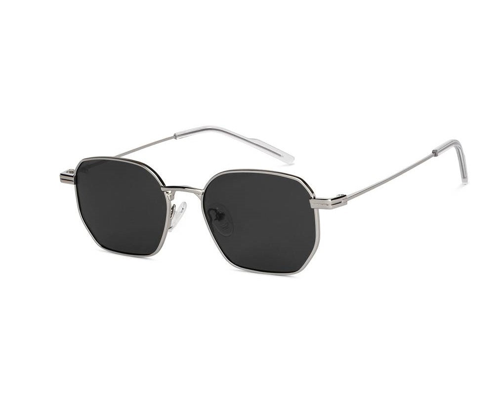 UV Protection Retro Square Sunglasses For Men & Women, Grey