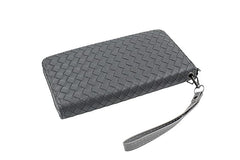 Elegant Women's Clutch Wallet with Wrist Strap, Card Slots,