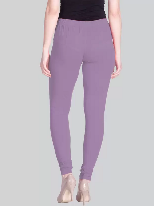 Churidar Ethnic Wear Legging  (Purple, Solid)