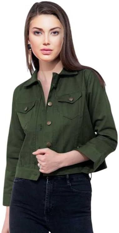 Versatile Denim Jacket for Women & Girls - Flattering Fit and Easy