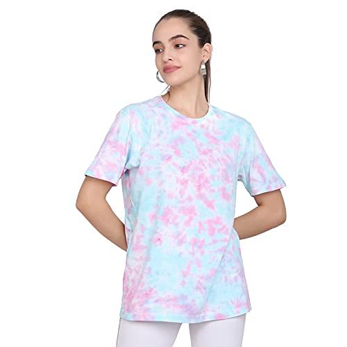 Women Abstract print Tshirt half sleeve Tshirt (Size-M)