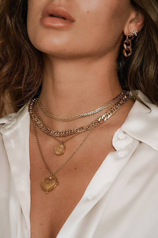 Gigi Double Coin Necklace