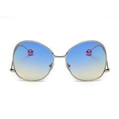 Eugene - Women's Trendy Oversized Pantone Lens Sunglasses