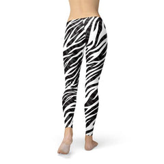 Womens Zebra Stripes Leggings