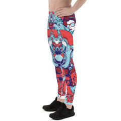 Mens Leggings - Japanese Geisha Leggings