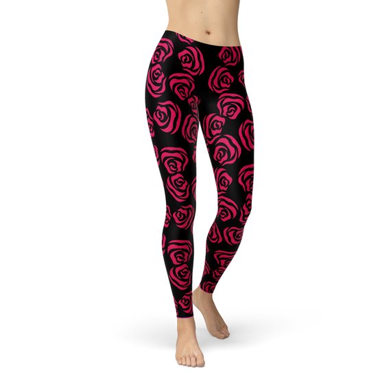 Red Roses Leggings