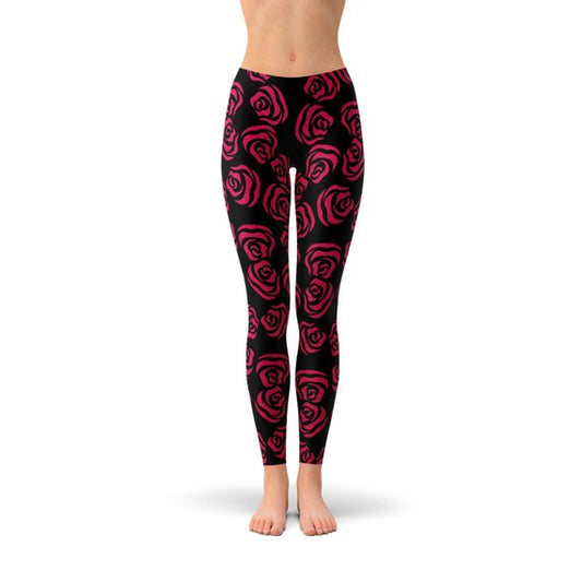 Red Roses Leggings