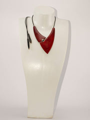 Chunky red necklace