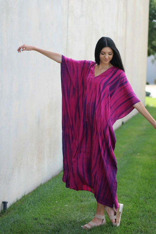 Tie Dyed Kaftan, Plus Size Kaftan Dress, African Kaftam, Indian Kaftan