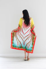 Traditional Kaftan Dress, Tribal Kaftan, Gypsy Caftan Dress, African