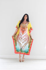 Traditional Kaftan Dress, Tribal Kaftan, Gypsy Caftan Dress, African