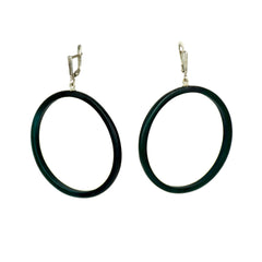 Green earrings congo