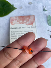 Carnelian Healing Band with an Affirmation