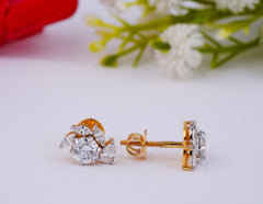 Multi Lab Grown Diamond Earrings 4.00 Ctw IGI Certified Diamond