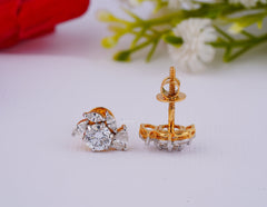 Multi Lab Grown Diamond Earrings 4.00 Ctw IGI Certified Diamond