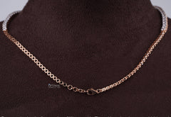 Elegant Gold Necklace Featuring Brilliant Round-Cut Diamond, 15.00 Ctw