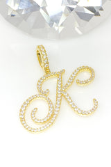 Pendant - So Icy Letter Calligraphy