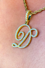 Pendant - So Icy Letter Calligraphy