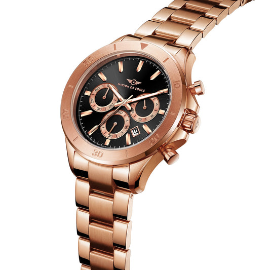 Chronograph One | Rose Gold - Black