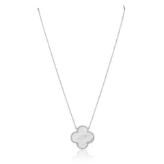 Mother of Pearl Clover Necklace