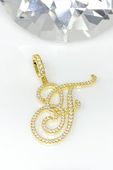 Pendant - So Icy Letter Calligraphy