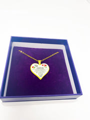 Necklace - To My Wife, I Love You Heart Keepsake