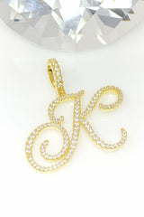 Pendant - So Icy Letter Calligraphy