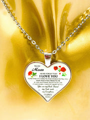 Necklace - To My Mom, I Love You Heart Keepsake