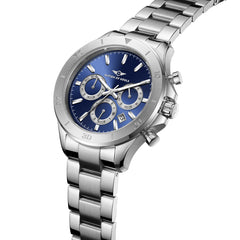 Chronograph One | Silver - Lapis Blue