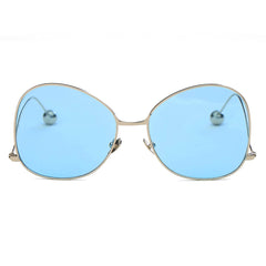 Eugene - Women's Trendy Oversized Pantone Lens Sunglasses