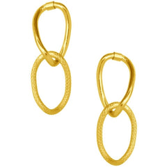 Emma Double Link Drop Earring